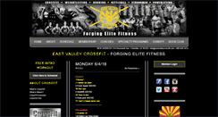 Desktop Screenshot of eastvalleycrossfit.com
