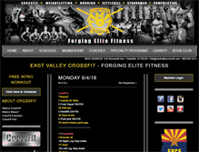 Tablet Screenshot of eastvalleycrossfit.com